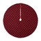 Contemporary Home Living 48" Red and Black Buffalo Checkered Round Christmas Tree Skirt